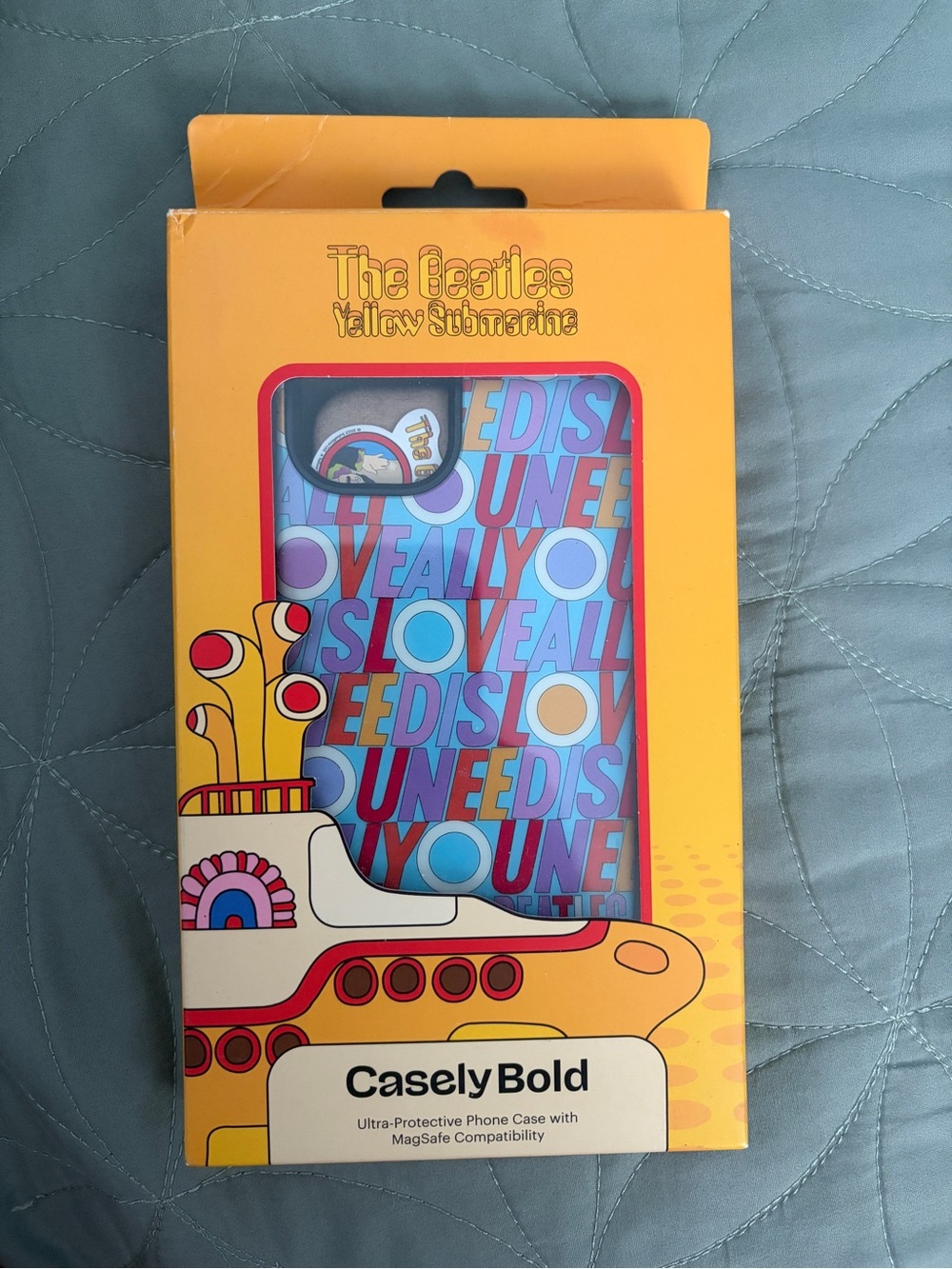 Casely | The Beatles Yellow Submarine Case - Bold Flex + MagSafe | IPhone 13